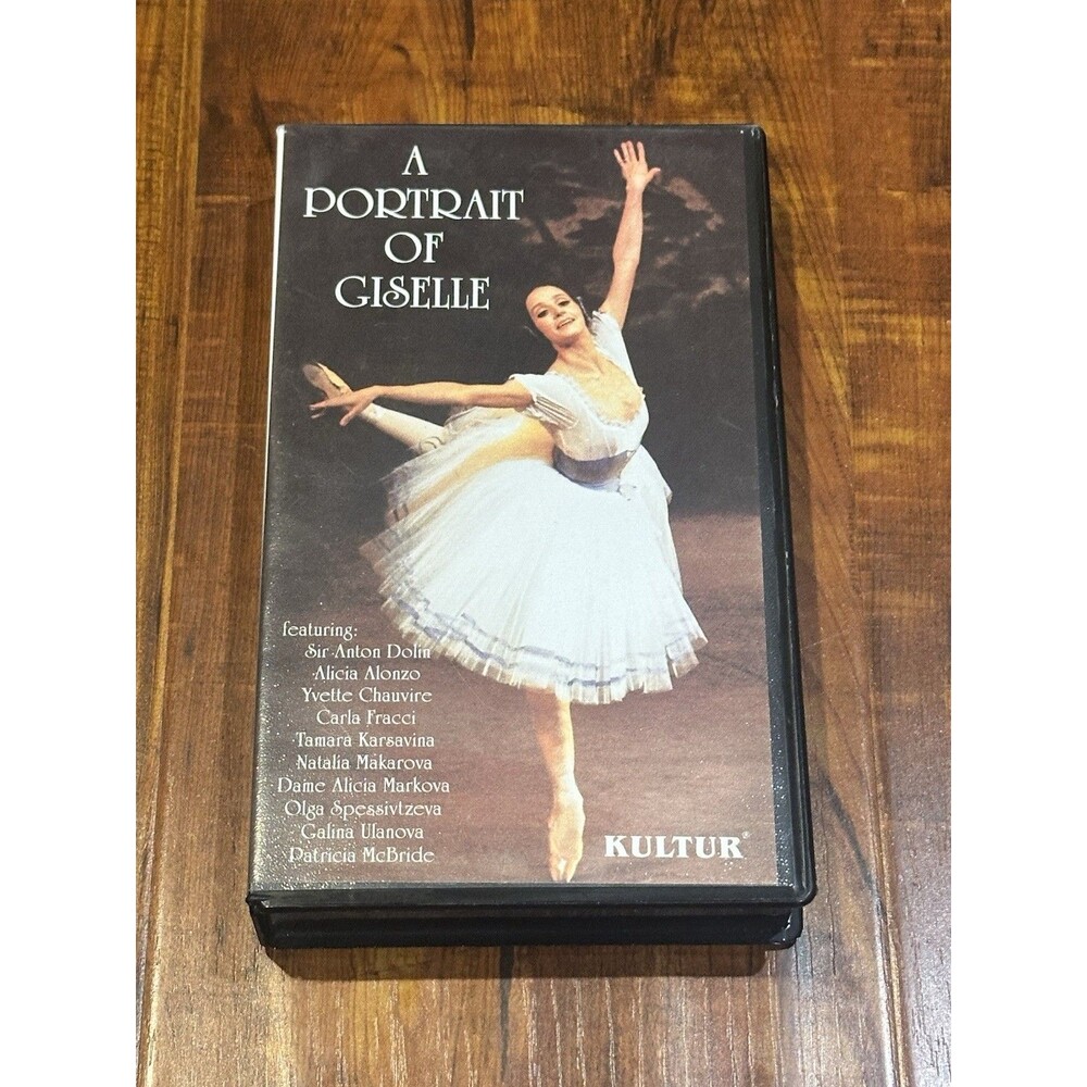 Rare A Portrait of Giselle 98min Ballet Kultur Betamax Beta Hi-Fi Tape